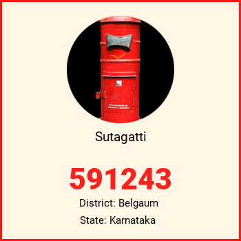 Sutagatti pin code, district Belgaum in Karnataka