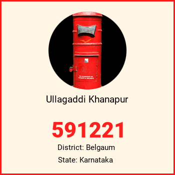 Ullagaddi Khanapur pin code, district Belgaum in Karnataka