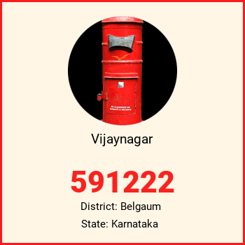 Vijaynagar pin code, district Belgaum in Karnataka
