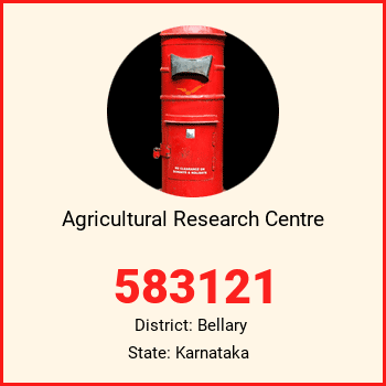 Agricultural Research Centre pin code, district Bellary in Karnataka