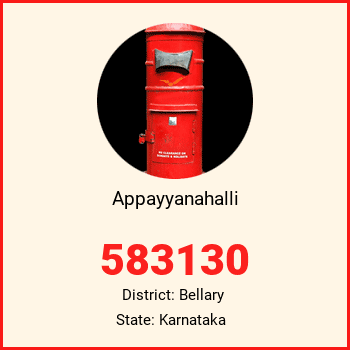 Appayyanahalli pin code, district Bellary in Karnataka