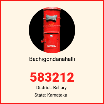 Bachigondanahalli pin code, district Bellary in Karnataka