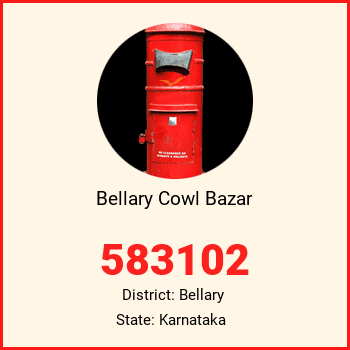 Bellary Cowl Bazar pin code, district Bellary in Karnataka