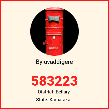 Byluvaddigere pin code, district Bellary in Karnataka