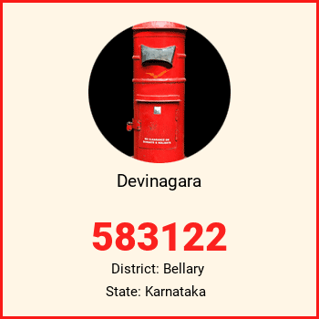 Devinagara pin code, district Bellary in Karnataka