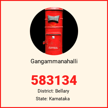 Gangammanahalli pin code, district Bellary in Karnataka