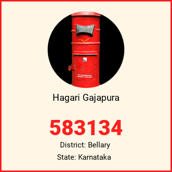 Hagari Gajapura pin code, district Bellary in Karnataka