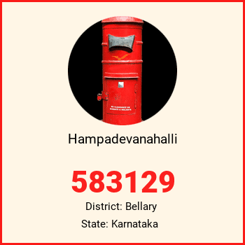Hampadevanahalli pin code, district Bellary in Karnataka