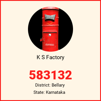 K S Factory pin code, district Bellary in Karnataka