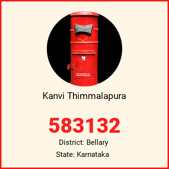 Kanvi Thimmalapura pin code, district Bellary in Karnataka