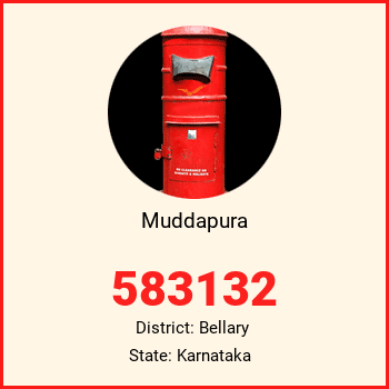 Muddapura pin code, district Bellary in Karnataka