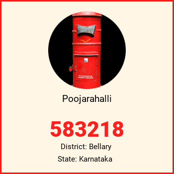 Poojarahalli pin code, district Bellary in Karnataka