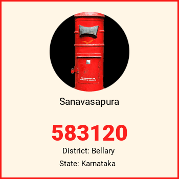 Sanavasapura pin code, district Bellary in Karnataka
