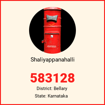 Shaliyappanahalli pin code, district Bellary in Karnataka