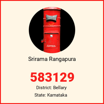 Srirama Rangapura pin code, district Bellary in Karnataka