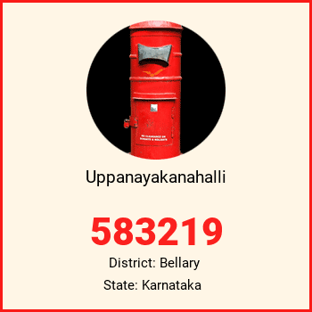 Uppanayakanahalli pin code, district Bellary in Karnataka