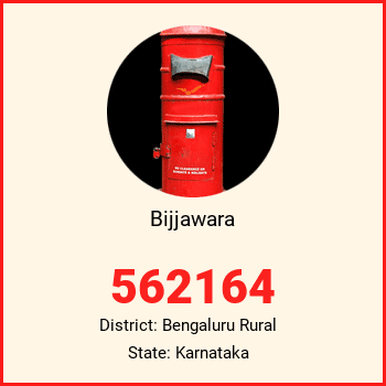 Bijjawara pin code, district Bengaluru Rural in Karnataka
