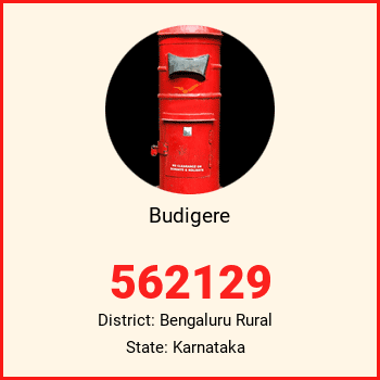 Budigere pin code, district Bengaluru Rural in Karnataka