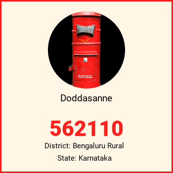 Doddasanne pin code, district Bengaluru Rural in Karnataka