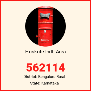 Hoskote Indl. Area pin code, district Bengaluru Rural in Karnataka