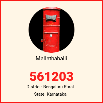 Mallathahalli pin code, district Bengaluru Rural in Karnataka