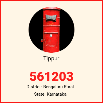 Tippur pin code, district Bengaluru Rural in Karnataka