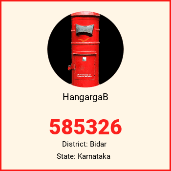 HangargaB pin code, district Bidar in Karnataka