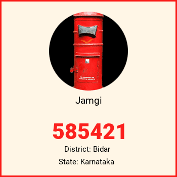 Jamgi pin code, district Bidar in Karnataka