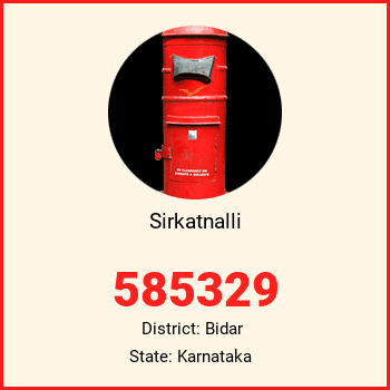 Sirkatnalli pin code, district Bidar in Karnataka