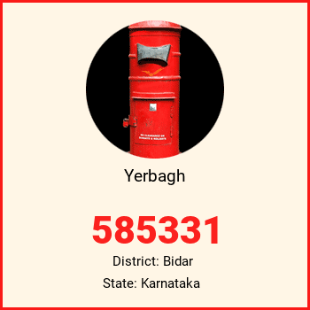 Yerbagh pin code, district Bidar in Karnataka