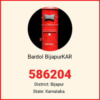 Bardol BijapurKAR pin code, district Bijapur in Karnataka