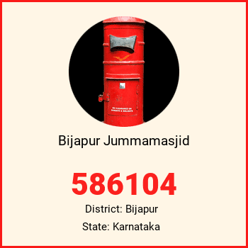 Bijapur Jummamasjid pin code, district Bijapur in Karnataka
