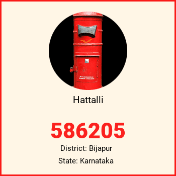 Hattalli pin code, district Bijapur in Karnataka