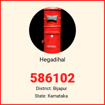 Hegadihal pin code, district Bijapur in Karnataka