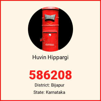 Huvin Hippargi pin code, district Bijapur in Karnataka