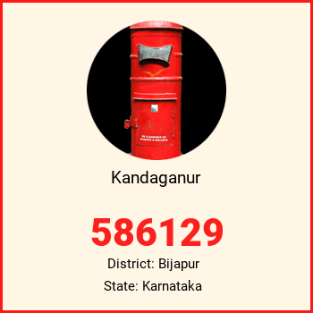 Kandaganur pin code, district Bijapur in Karnataka