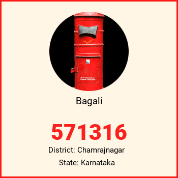 Bagali pin code, district Chamrajnagar in Karnataka