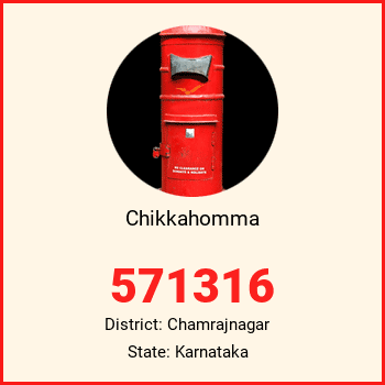 Chikkahomma pin code, district Chamrajnagar in Karnataka