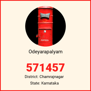Odeyarapalyam pin code, district Chamrajnagar in Karnataka