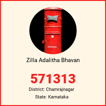 Zilla Adalitha Bhavan pin code, district Chamrajnagar in Karnataka