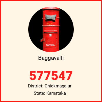 Baggavalli pin code, district Chickmagalur in Karnataka
