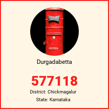 Durgadabetta pin code, district Chickmagalur in Karnataka