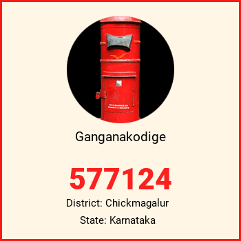 Ganganakodige pin code, district Chickmagalur in Karnataka