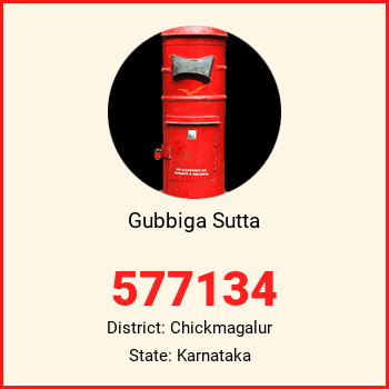 Gubbiga Sutta pin code, district Chickmagalur in Karnataka