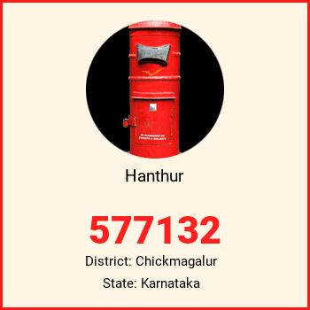 Hanthur pin code, district Chickmagalur in Karnataka