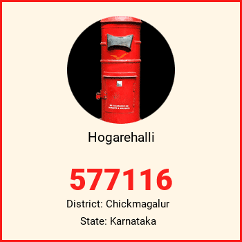 Hogarehalli pin code, district Chickmagalur in Karnataka