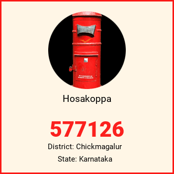 Hosakoppa pin code, district Chickmagalur in Karnataka