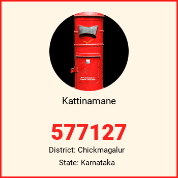 Kattinamane pin code, district Chickmagalur in Karnataka