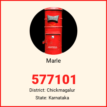 Marle pin code, district Chickmagalur in Karnataka