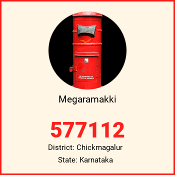 Megaramakki pin code, district Chickmagalur in Karnataka